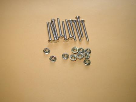 4 MM X 35 MM Nut & Bolts (10 Pack) (Stainless Steel) (Good For Use On Nintendo Control Panels & Coin Doors) $5.99